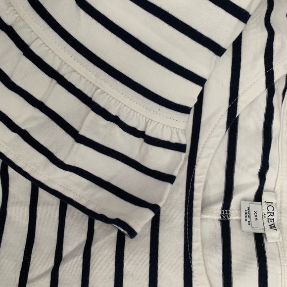 J Crew Stripped Bell Sleeve Dress - Picture 3 of 3